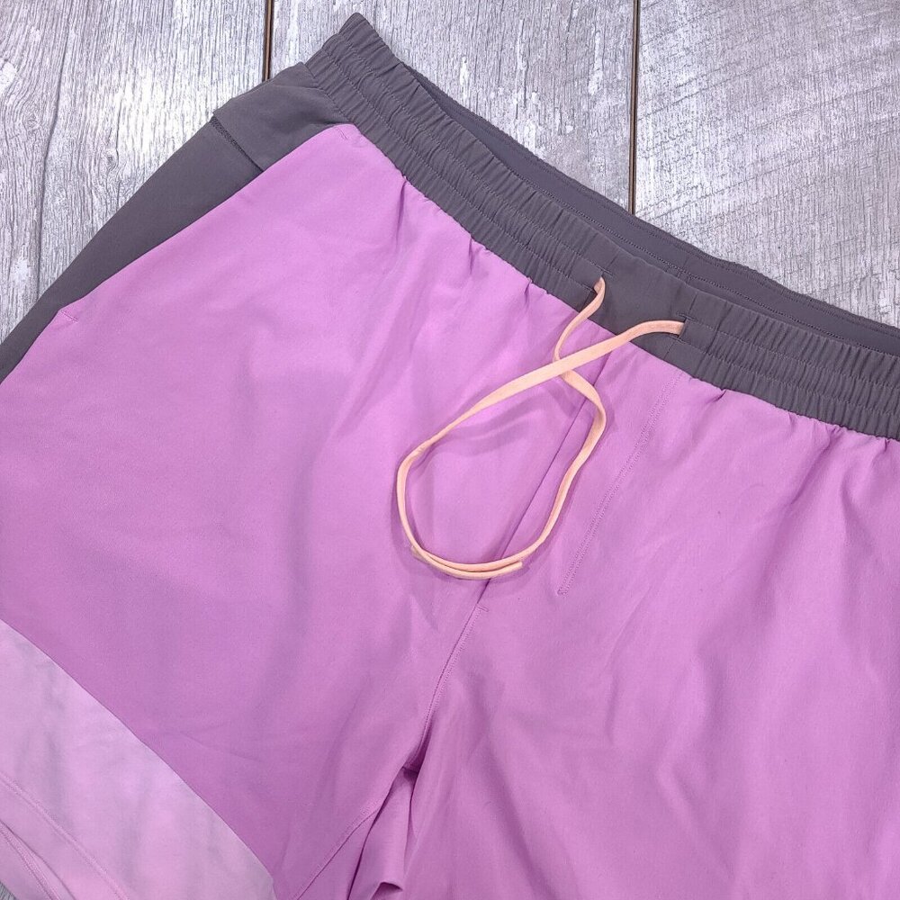 Lululemon Mens XXL Pool Short 7" Dahlia Mauve Lined Athletic Purple Swim Trunks